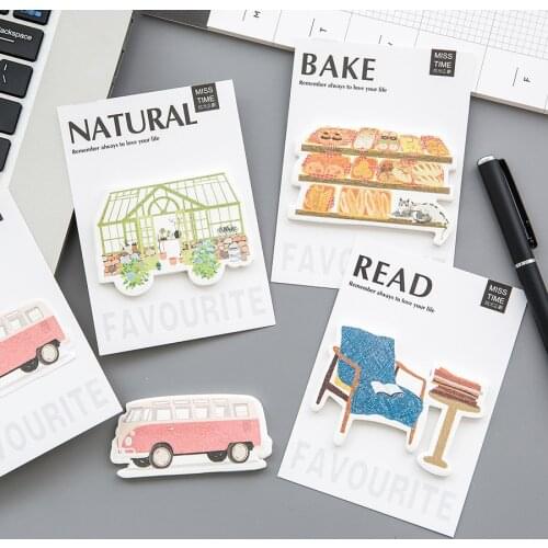 30pages/pc Love Life Memo Pad N Times Sticky Notes Bookmark School Office Supply Escolar Papelaria Stationery Paper