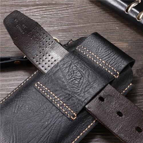 Blackview A8 Max Belt Clip Holster Case Blackview A5 Cover Blackview E7s Genuine Leather Waist Bag Coque Blackview BV6000s