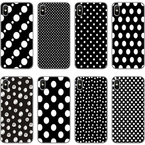 Black White Polka Dots Phone Case Back Cover For Huawei Honor 20 10i 9X 10 Lite 8S 8C 8X 7C 7X 7A 6C Pro 6 6A 6X 5C V10