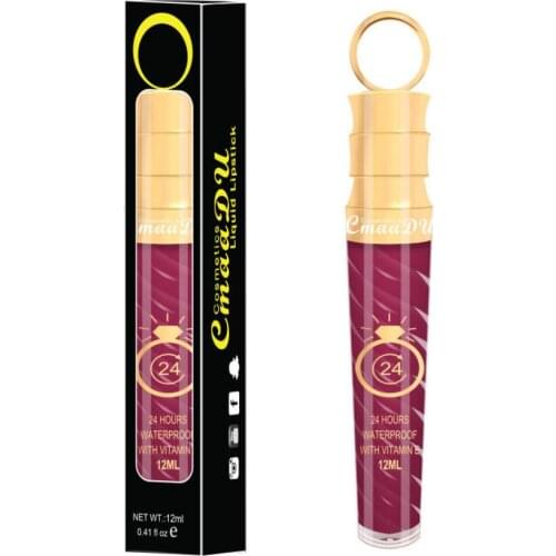 Cmaadu 20 Color Matte Nude Glitter Lip Gloss Liquid Lipstick Set Waterproof Long Lasting Korean Makeup Lip Liner Tint T1266