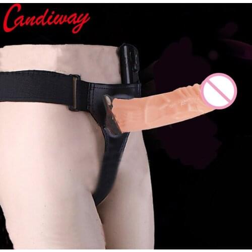 NightLife Strap On Dildo Adjustable Multi vibrator products Harness Beginner Realistic dildo penis Veined Sex Toy for women man