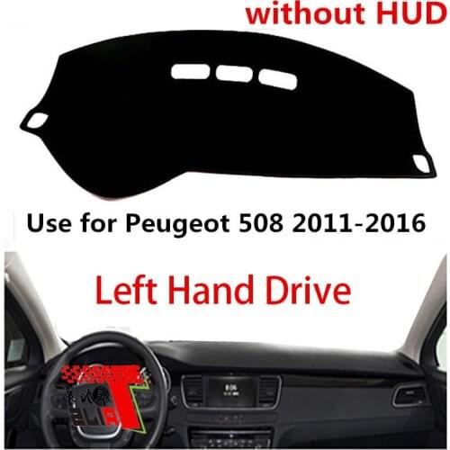 TAIJS Factory Classic Simple Sport Polyester Fibre Car Dashboard Cover For Peugeot 508 2011 2012 2013 14 15 16 Left Hand Drive