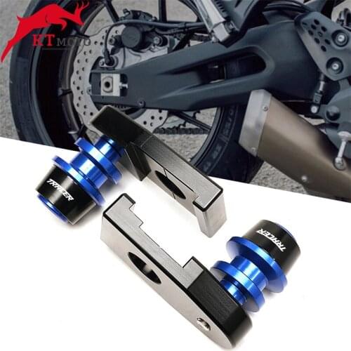 CNC Aluminum Rear Wheel Axle Stand Pick Up Hook Set For YAMAHA TRACER MT-07 Tracer 700 /GT TRACER 7/GT Motorcycle Accessories