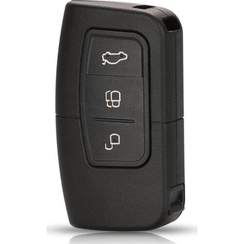 Kutery 3 Buttons Replacement Flip Folding Remote Car Key Shell Case Fob For Ford Focus Mondeo