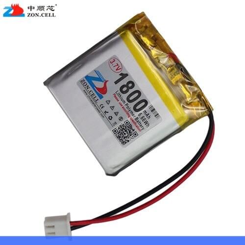 In the 1800mAh 3.7V lithium polymer battery 853838 story machine 405068 Bluetooth speakers 862768 Rechargeable Li-ion Cell