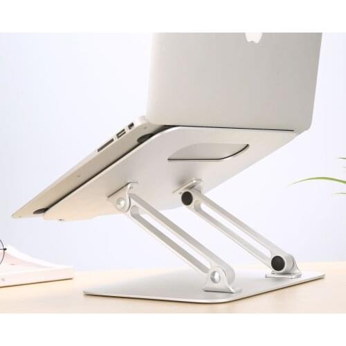 Laptop Table Stand Adjustable Riser Computer Desk Organizer Aluminum Arm for Macbook Pro / Air 7-15" Notebook