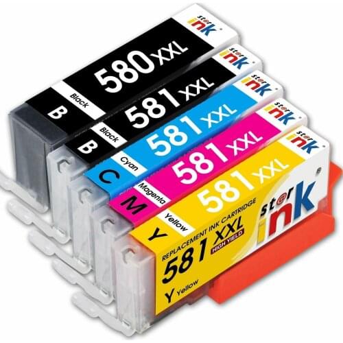 New Compatible PGI-580XL CLI-581XL ink Cartridge for Canon Pixma TR7550 TR8550