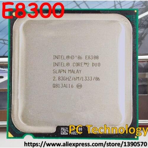 Original Intel core2 duo CPU E8300 Dual-Core desktop processor 2.83GHz,1333MHz,6M,45nm free shipping ship out within 1 day