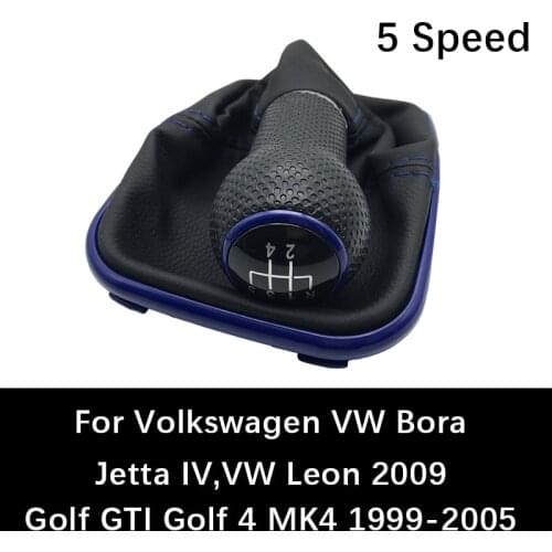 12mm Car Shift Knob For Volkswagen VW Bora Jetta IV Golf GTI Golf 4 MK4 1999-2005 Leon 2009 Manual Lever gear stick shift knob