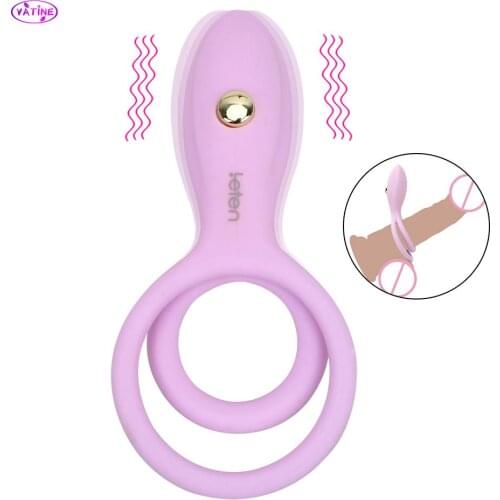 Strapon Penis Vibrators for Men Women Clitoris Stimulator Anal Massage Cockring Erotic Machine Sex Toys Adults Goods Couple Tool