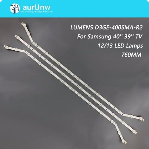 LED Backlight 12/13eds For Sam sung 40'' 39" TV UN40H5003 D3GE 400SMA R2 2013SVS40 39 T2 3228N1 LM41 00001V 00001W 12/13LED