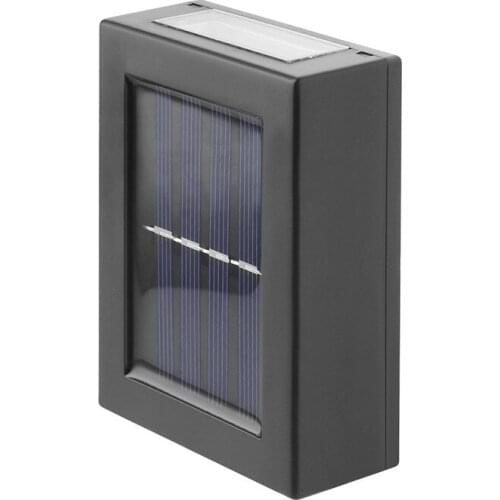 Solar LED Light Outdoor Waterproof Solar Wall Lamp Waterproof up and down Luminous Outdoor Decoration Wall Lamp