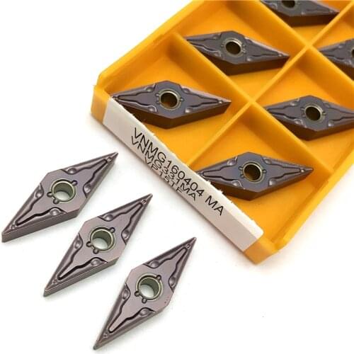VNMG160404 MA VP15TF Carbide insert External Turning Tool Steel processing Metal lathe tool CNC Turning tool VNMG 160404 insert
