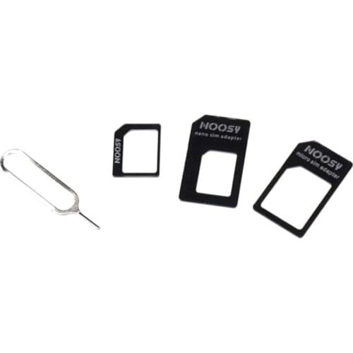 1 set 4 in 1 Convert Nano SIM Card to Micro Standard Adapter For iPhone for Samsung 4G LTE USB Wireless Router