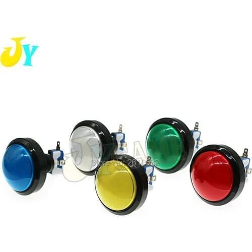 1pcs 60mm 12V Illuminated Push button Convex Button Arcade Start Button Crane Machine Childrens game machine accessories