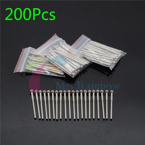 200xDentist Shank Mandrel Burs Dental Lab Jewelry Polishing Tool 2.35mm