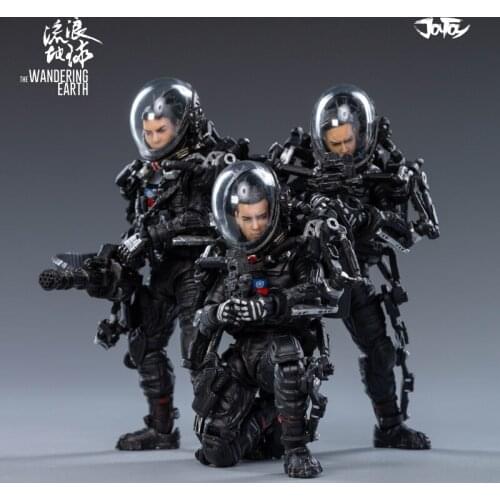 3pcs/Lot) JOYTOY 1/18 China Rescue Team Soldier with Exoskeleton Equipment 3.75inch Action Figures
