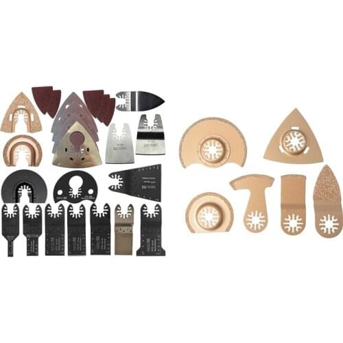 Promotion! 6Pcs Carbide Oscillating Tool Saw Blade Accessories for Renovator Power Tool for Dremel Small Concrete Cutting & 66 P