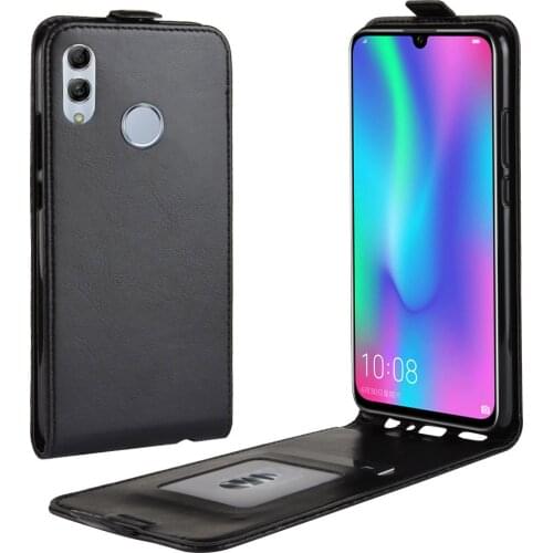 Brand gligle R64 up and down open leather cover case for Huawei Honor 10 Lite case protective shell