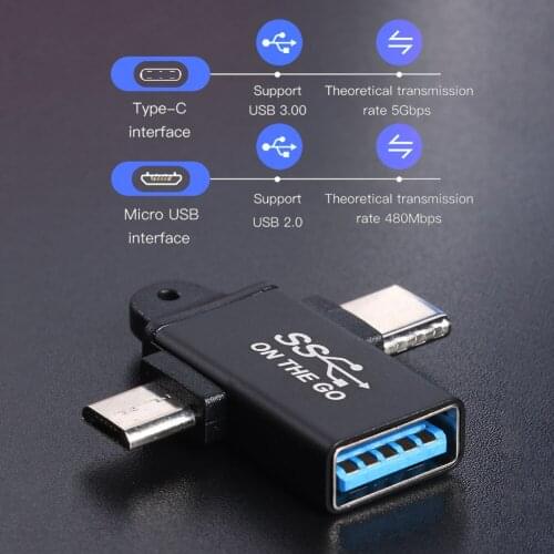 Household Computer Cable Adapter Type C Converter USB 3.0 Type-C Safety Parts for Huawei Samsung PC MacBook