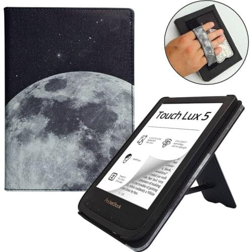 Case for Pocketbook Color 627/628/616/606/633/632/Touch HD 3/Touch Lux 4/5 Basic Lux2 with Sleep/Wake & Hand Strap/Stand Reading