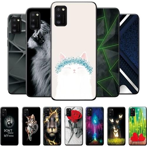 Case For Samsung Galaxy A41 Case For Samsung A41 Cat Cute Cover Bumper on Samsung A41 A 41 Shockproof Silicone Phone Case 6.1
