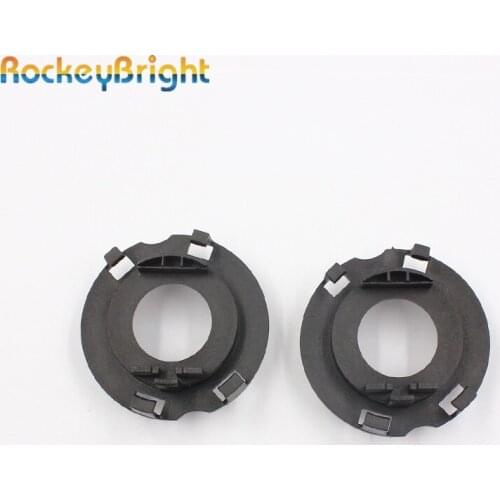 Rockeybright 10pcs H7 LED Headlight Bulb Retainer Adapter Holder Base Socket Clips for new TUCSON/2017 MISTRA for Kia Carnival