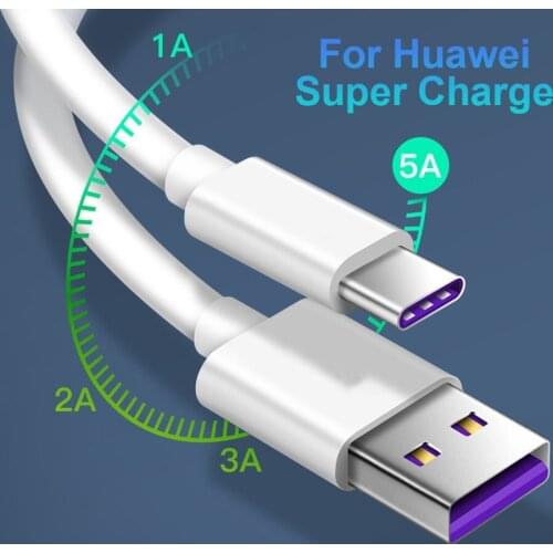 40W 5A USB Type C Cable for Huawei Mate 30 20 P40 P30 P20 Pro Lite Super Fast Charge USB C Type-C cable for Samsung Xiaomi
