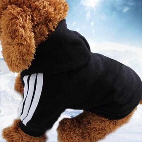 Classic Dog Clothes For Small Dogs Hoodies Soft Fleece Chihuahua Clothes Dog Coats Jackets Pet Clothing Bulldog Yorkie Outfit