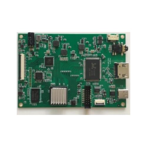 For STM32 Spartan6 FPGA MIPI development board rotary hard drive board 1920x1200 high-resolution screen green - XC6SLX25 develop