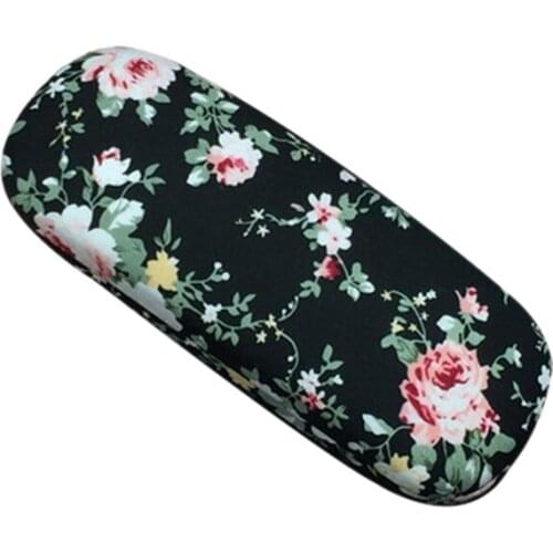 New Eyeglasses Hard Case For Glasses Women Optical Cases Floral Print Eyewear Spectacles Box Holder Eye Glass Case