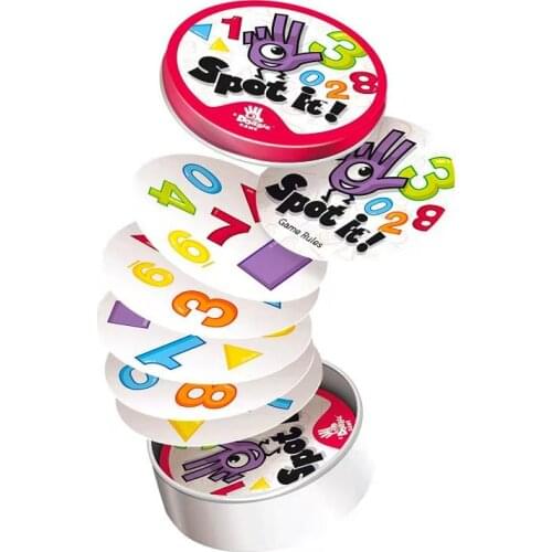 SPOT IT Playing Card Game With Metal Box Enjoy It For Family Gathering Frozen/ Double HP/Classic Red / MLG 2020 High Quality