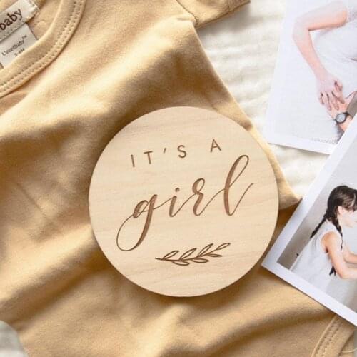 20 pieces Its A Boy/Girl Gender Reveal Baby Announcement wood sign Baby nursery decor