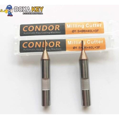 Original Xhorse 1.5mm Milling Cutter Drill bit for Mini Condor IKEYCUTTER CONDOR XC-MINI Master Series Key Cutting Machine