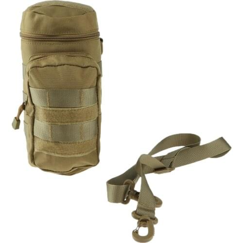 Water Bottle Carrier - Insulated Holder Bag - Pouch with Adjustable Shoulder Strap, Waterproof Bag Pouch for Outdoor Sports