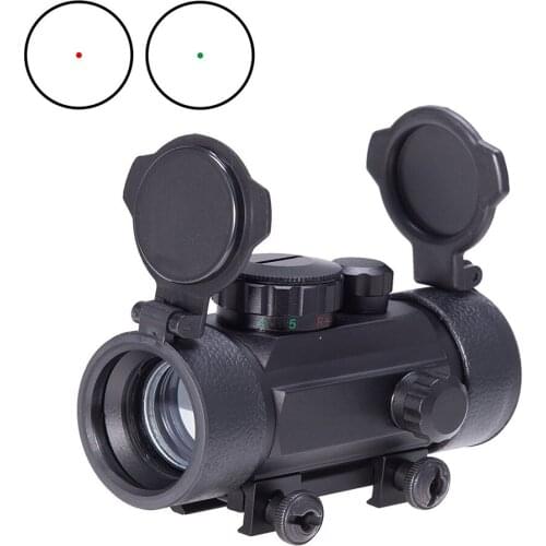 Gun Scope Green Dot Laser Sight Rifle Gun Scope w/Rail & Barrel Mount Cap Pressure Switch Battery Charger Included