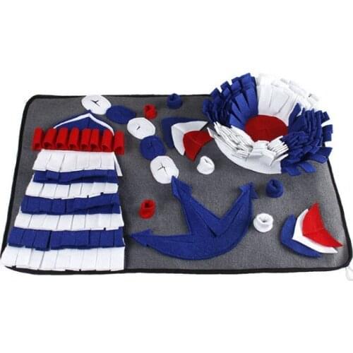 Pet Sniffing Pad Detachable Fleece Pads Dog Mat Relieve Stress And Releases Energy Dog Slow Food Training Blanket Nose Work Game