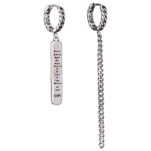 925 Sterling Silver Korean Geometric Ear Buckle Temperament Women Gold Retro Sexy Hot Elegant Love Earrings Gift earrings