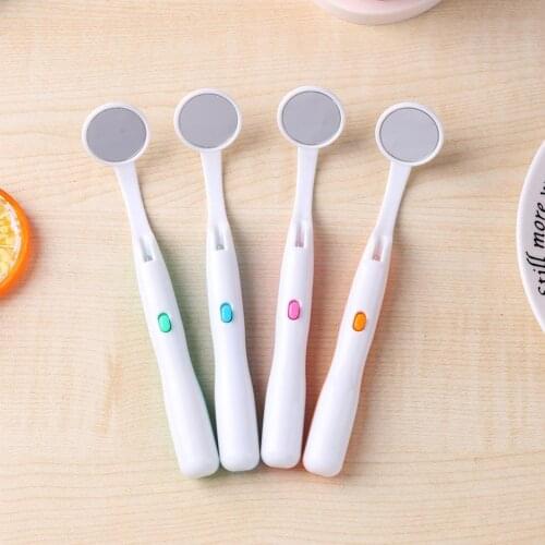 1Pcs LED Dental Mouth Mirror Teeth Whiten Clean Check Lighting Tool Teeth Oral Dental Mirror Teeth Whiten Clean Machine