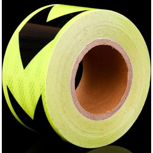 10cmx10m/Roll Safety Mark Reflective Tape Stickers Car-Styling Self Adhesive Warning Tape Automobiles Motorcycle Reflective Film