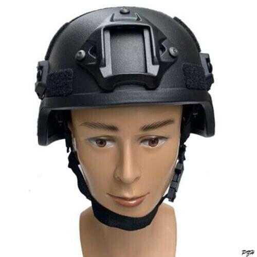 UHMW-PE BALLISTIC IIIA BULLET PROOF HELMET Size L BLACK New High Quality