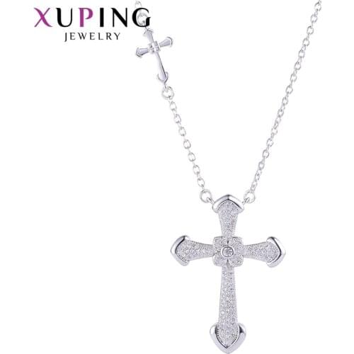 Xuping Fashion Cross Pattern Pendant with Environmental Copper Jewelry for Women A00612978