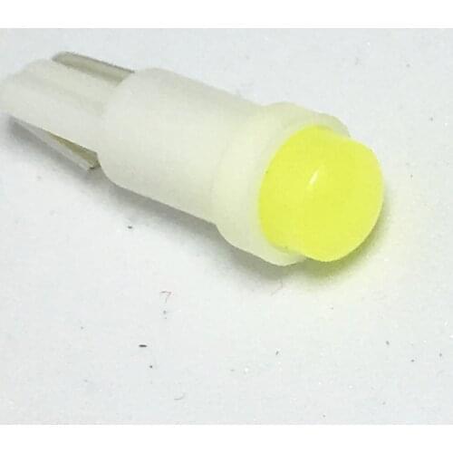 1000pcs T5 LED car dashboard warning indicator light 1 SMD LED Instrument ceramic bulb motorcycle white red blue warning light