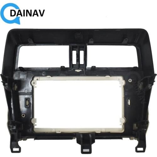 2din Car Audio Stereo Fascia Frame for-Toyota Prado 2018-2020 Car Radio Plastic Fascia Panel car radio dashboard