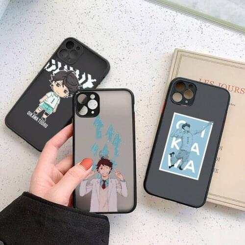 Haikyuu Oikawa Phone Case For iphone 12 11 7 8 plus mini x xs xr pro max matte transparent cover