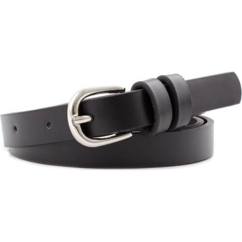 PU Leather Belts Thin Skinny Waistband Adjustable Pin Buckle Belt Candy Colors Leather Belt Sweetness Women Female Belts 2020
