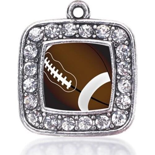 FOOTBALL LOVERS SQUARE CHARM