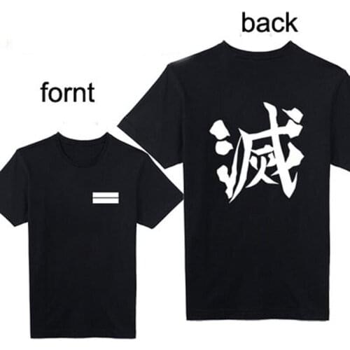 New Demon Slayer: Kimetsu no Yaiba T-shirt Anime Cosplay Kamado Tanjirou T Shirt Casual Men Women Tops Tees