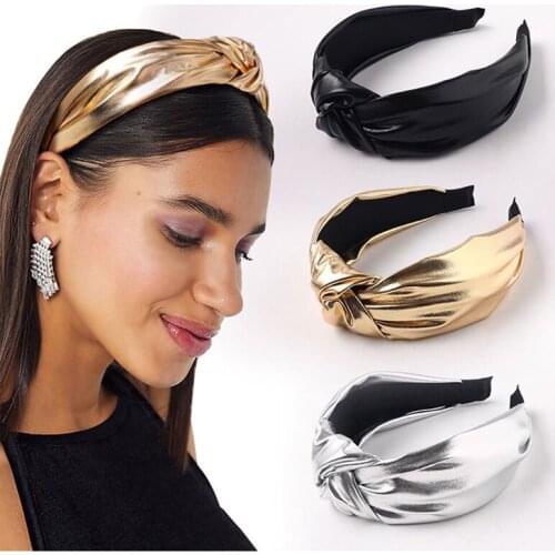 2020 New Korean Fashion Solid Color Headband For Women Simple Girl Wide-brimmed Head Hoop Headwear Hair Accessories Wholesale