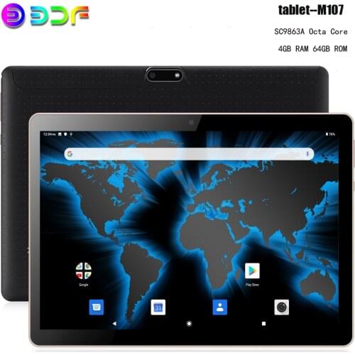 New 10.1 inch Tablet PC Google Play Octa Core 4G Phone Call 4GB+64GB CE Brand TabletS Bluetooth Keyboard GPS Android 10.1 inch